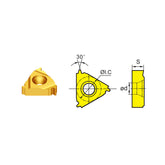 Threading Inserts RT16.01W/16.01N-1.50/2.00/3.00TR - Makotools Industrial Supply Tools for Metal Cutting